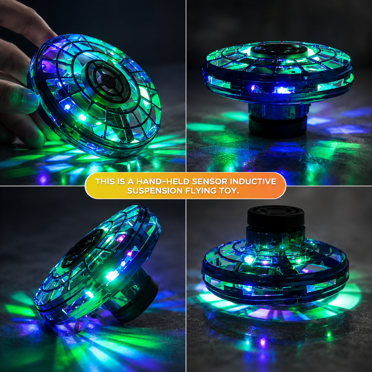 Mini UFO Flying Spinner Toy