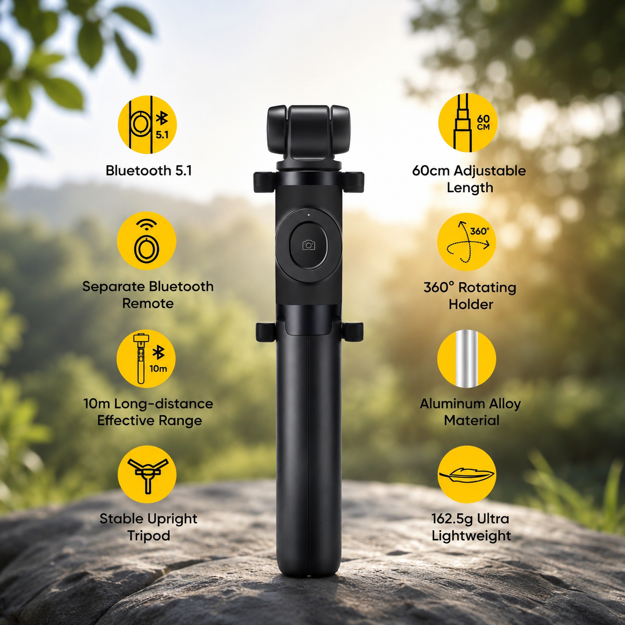Mobile Holder for Hand Best Use for Make Videos Tripod