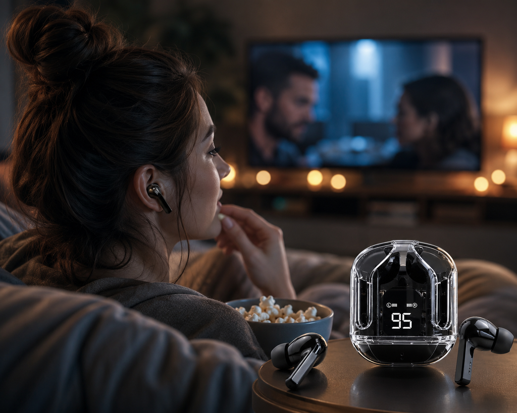 Crystal Wireless Earbuds