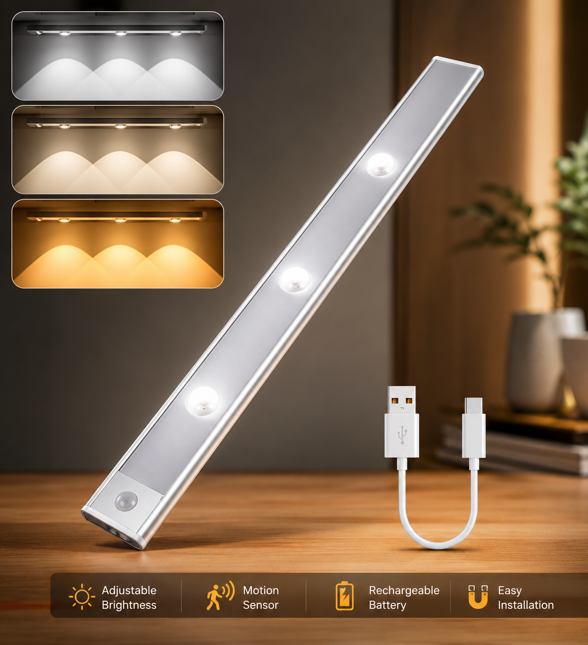 Motion Sensor Cabinet Light