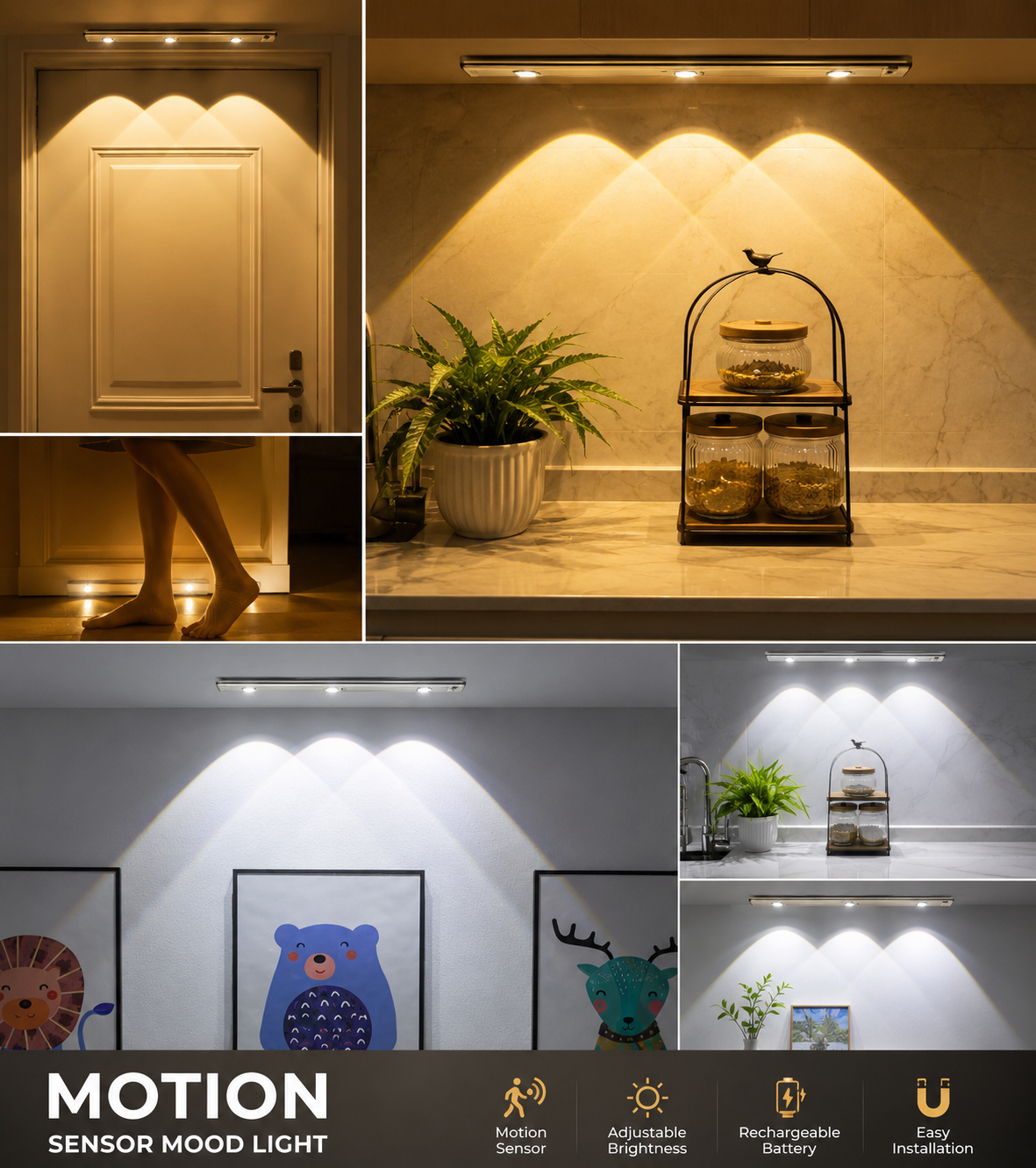 Motion Sensor Cabinet Light